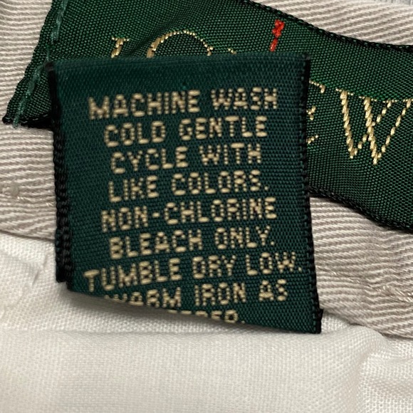 Vintage J Crew Oarsman Khaki Chino Pants 32 Cotton Office Classic Timeless - Picture 4 of 11